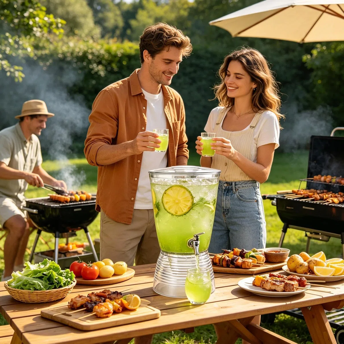 Dispensadores de Bebidas para Contenedor de 6 Litros | Dispensador de Bebidas de Gran Capacidad para , Cumpleaños, Barbacoas, Bodas, Hogar, Restaurante, Cafetería, Bartenders,