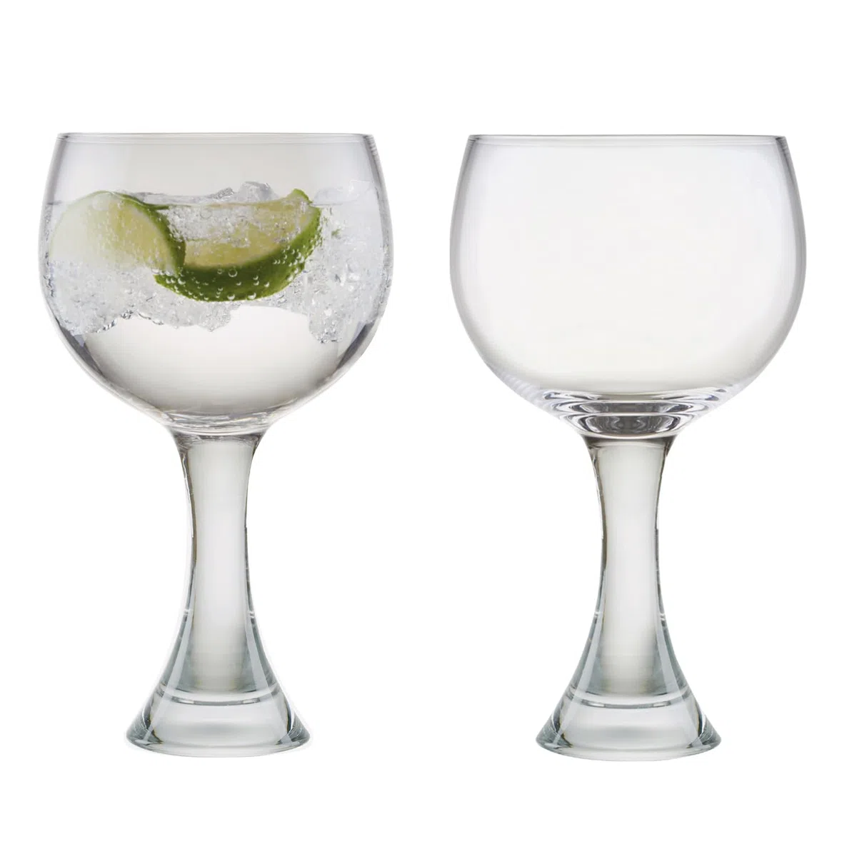 Copas de Ginebra Manhattan – Juego de 2 – Capacidad de 700ml por Copa – Hermoso Diseño Con un Tallo Grueso y Cáliz Grande, La Adición Perfecta para El Bar en Casa