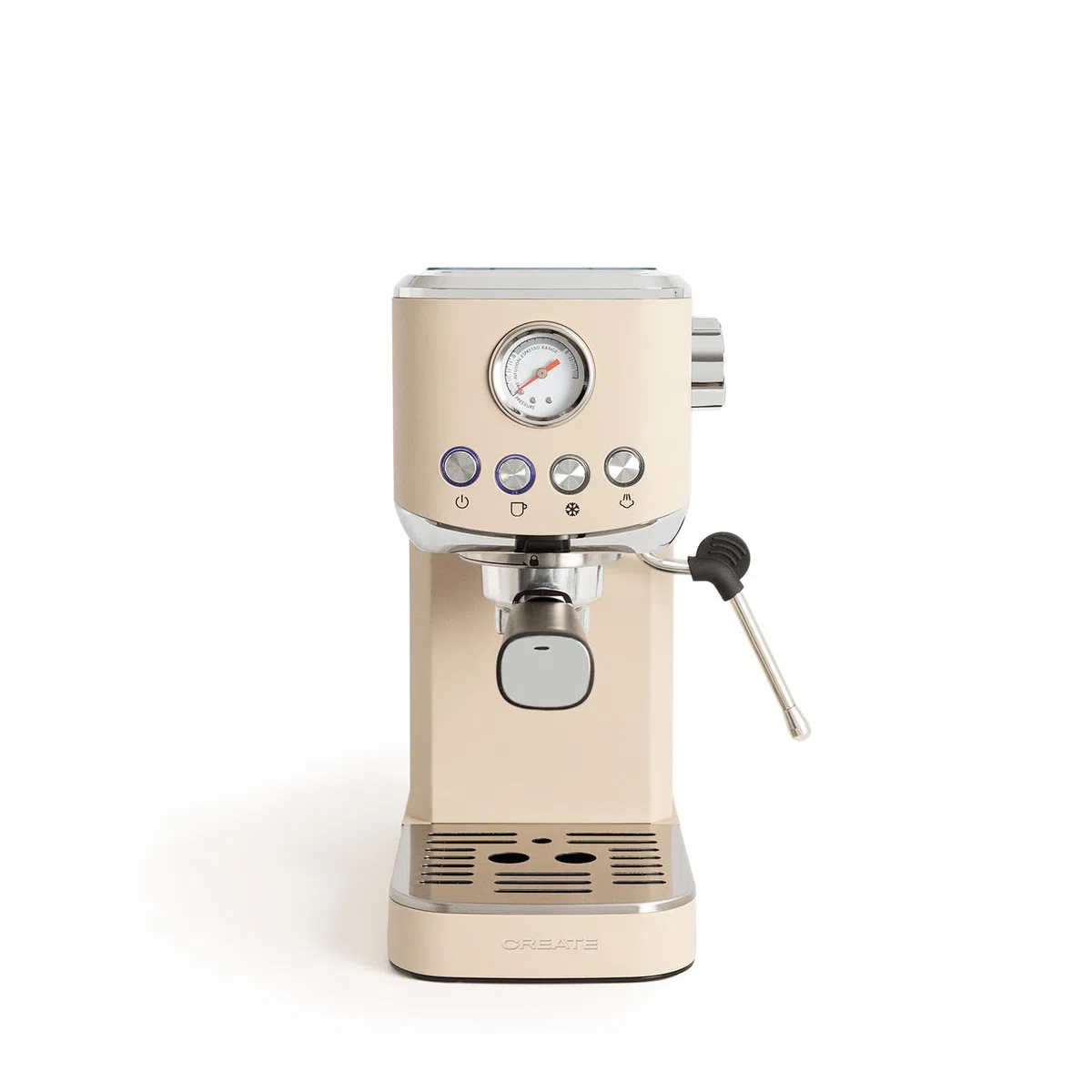 CREATE / THERA CLASSIC COMPACT/Cafetera express arena / 20 bares, semiatuomática, función café frío, brazo doble salida, depósito 1,2L, café molido y monodosis ESE 55mm, con vaporizador, 1350W