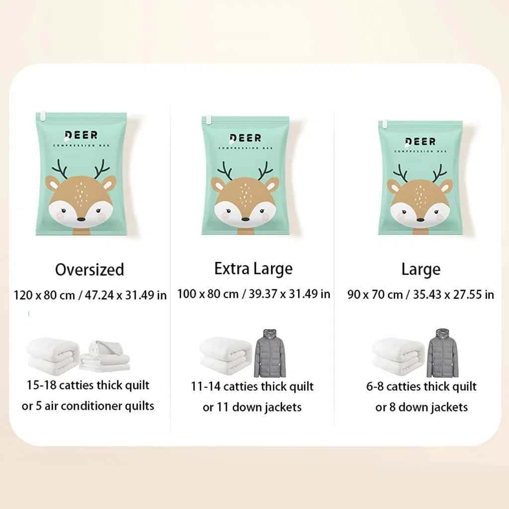 Bolsas de almacenamiento al vacío Bolsas de almacenamiento al vacío reutilizables con bomba eléctrica Bolsas de sellado al vacío o ropa, colchones, mantas, edredones, almohadas Paquete de 4-8 Bol
