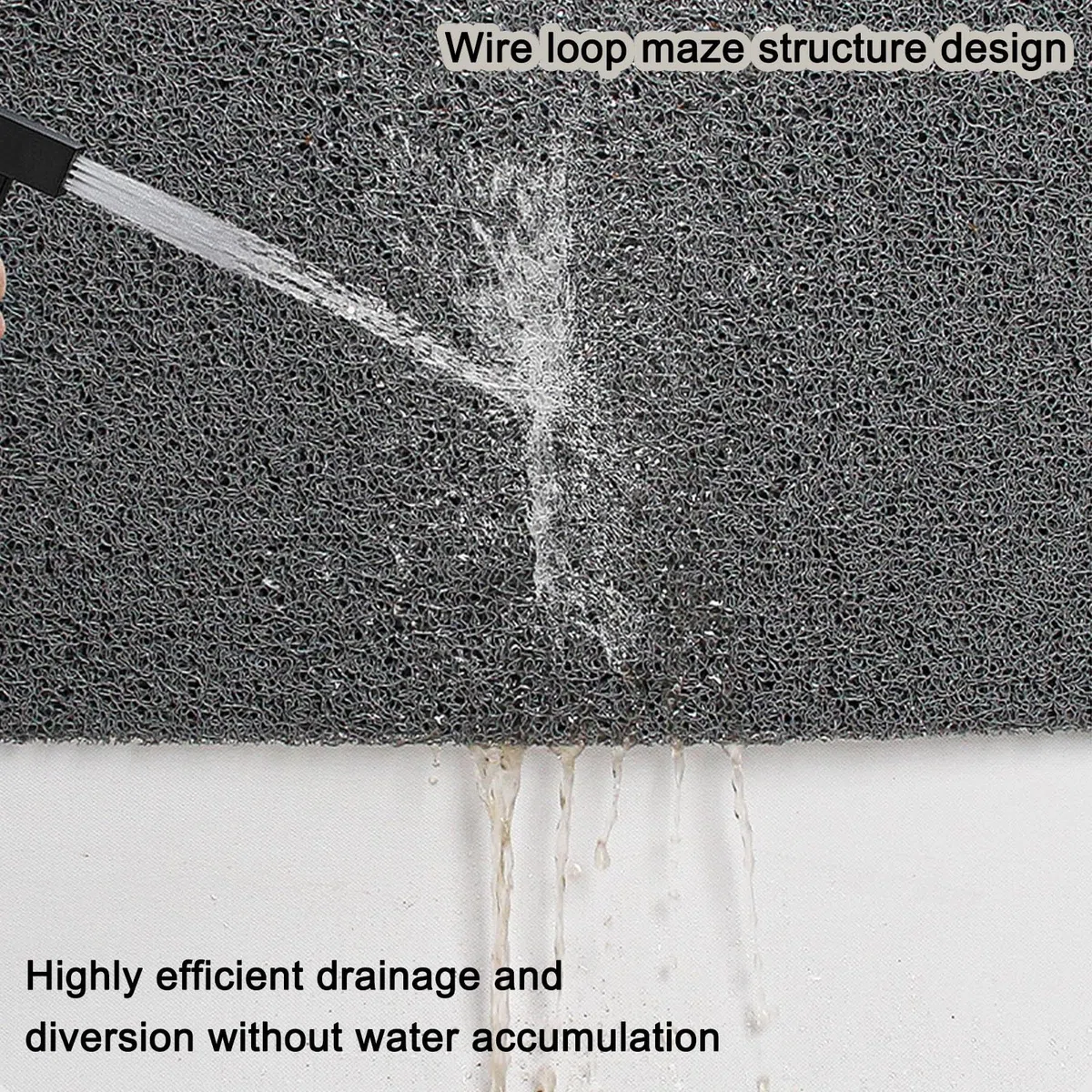 Panel Aislamiento Acústico para Lluvia, para Aire Acondicionado y Techo Metálico, Alfombrilla Antiruido para La Lluvia, Reduce El Sonido De Las Gotas en Toldos y Techos(Gray,0.6x2m(23.6x78.7in))