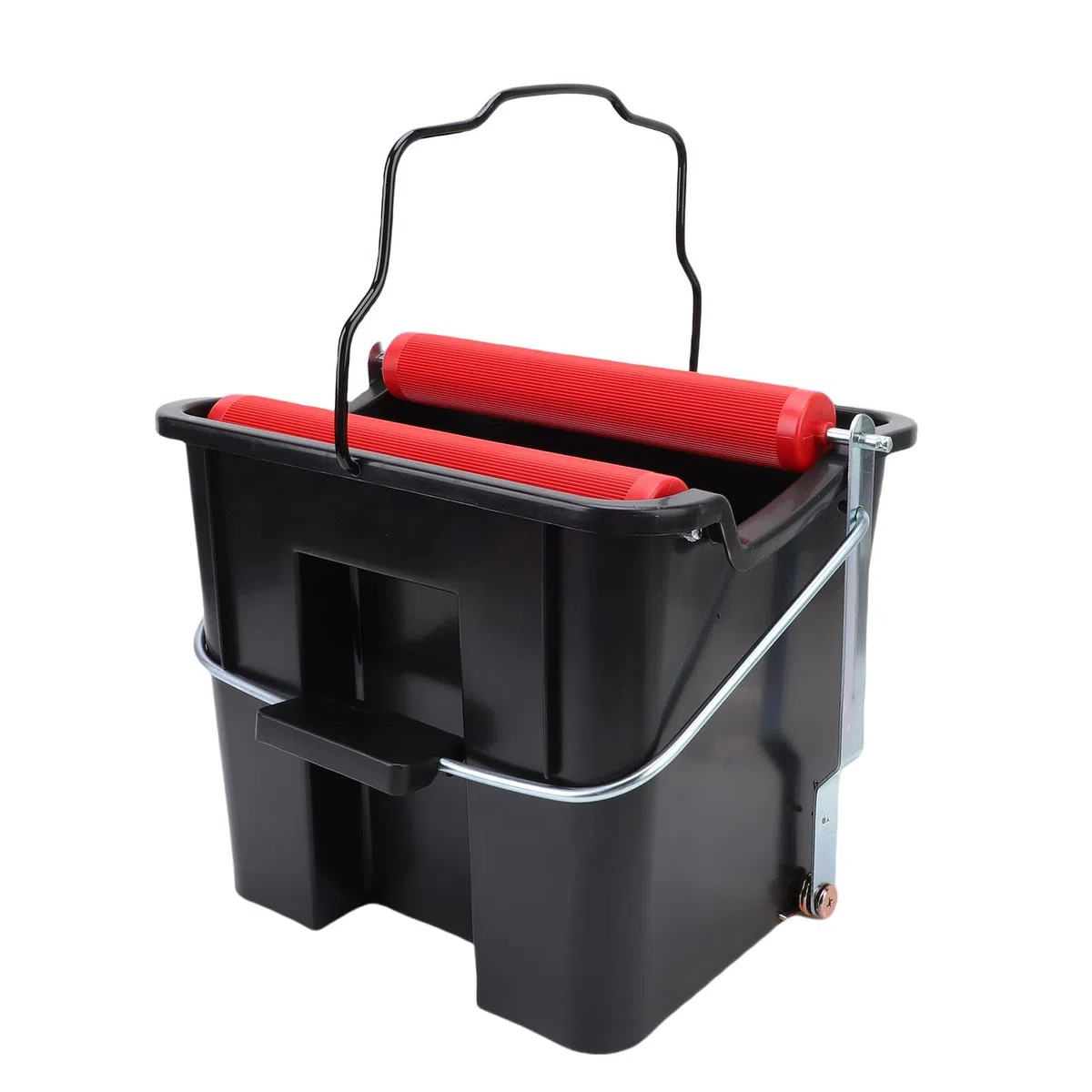 Cubo de Fregona, Cubo de Fregona Giratorio con Pedal de 14L con Escurridor para Limpieza Marítima Doméstica