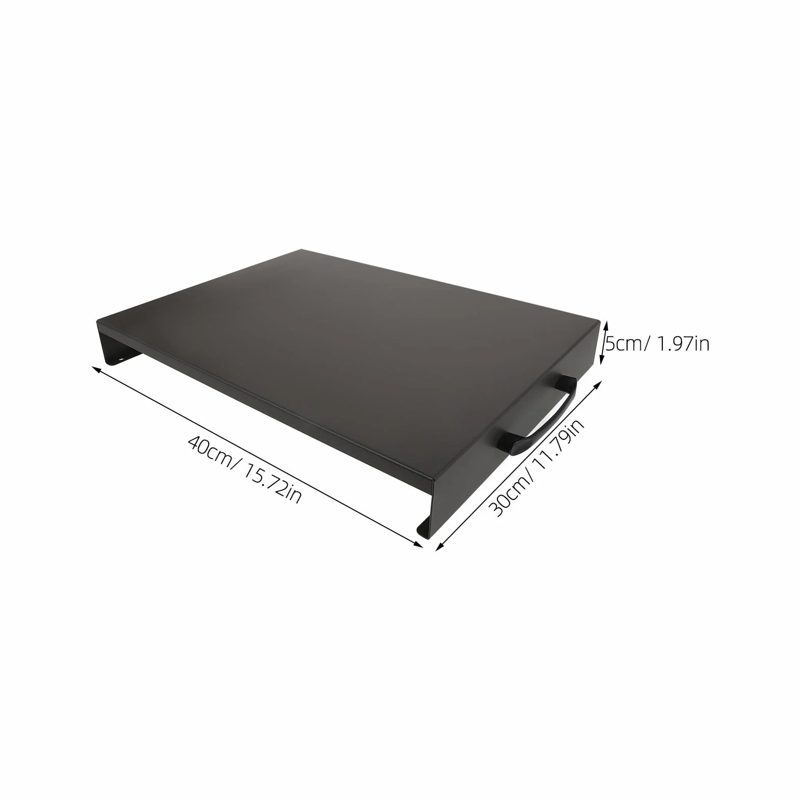 FUOYLOO Soporte Adecuado para Mesa para Estufa de Gas Antideslizante y Estructura Robusta de Aleación Negra Diseño Resistente Adecuado para Mesa para Cocina