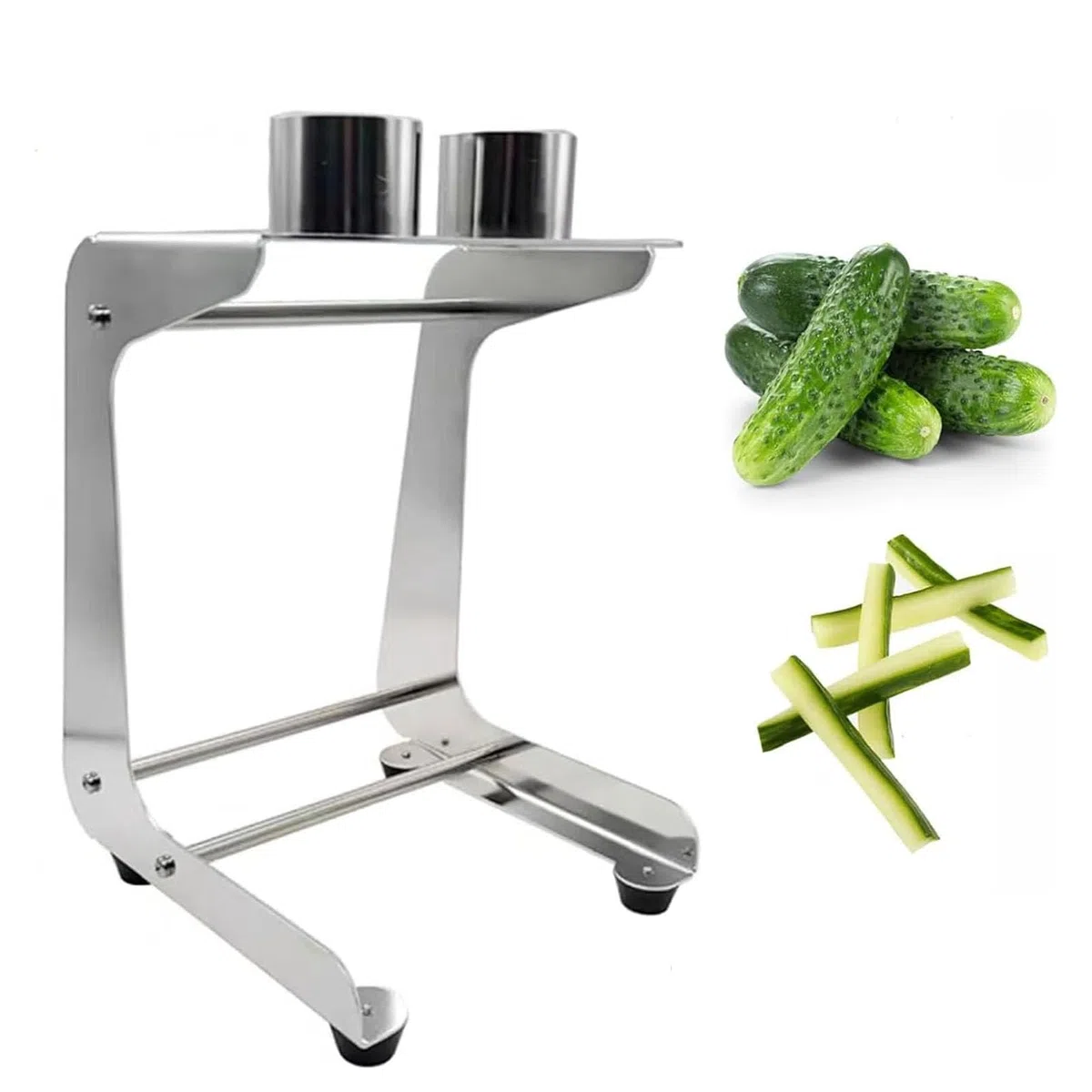 Cortador de verduras, cortador de palitos de zanahoria, utensilio de cocina, corte rápido 10 rebanadas/minuto, preparación de comidas sin esfuerzo y preparación de ensaladas
