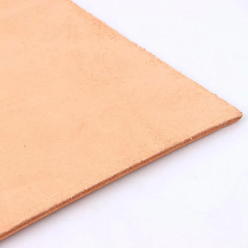 MAIYO Tela de Cuero Genuino de 3mm de Espesor, Cuero de Vaca Vintage, artesanías de Cuero curtido Vegetal, Piel de Vaca Real, Tira de Piezas de Grano Completo
