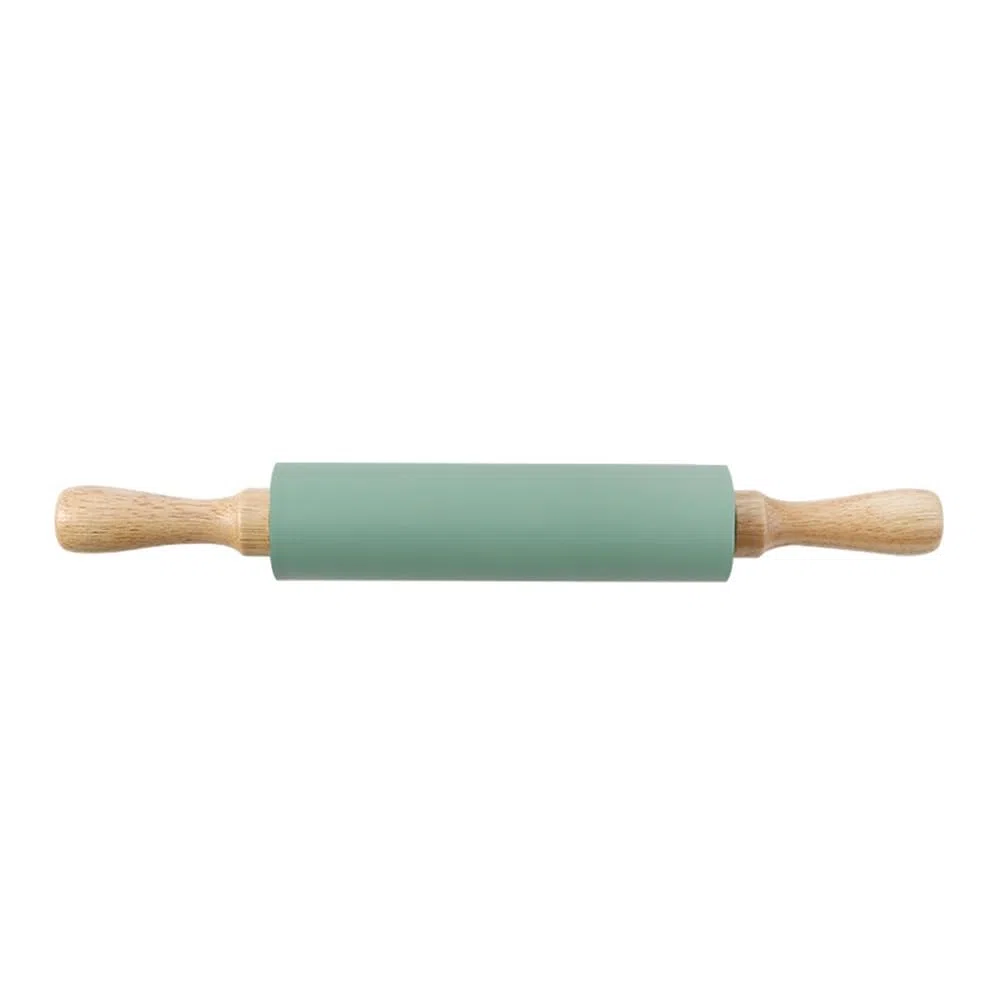 Rodillo de silicona antiadherente para hornear, perfecto para la presión de la piel de albóndigas, uso doméstico, 38 cm de longitud, herramienta de cocina duradera