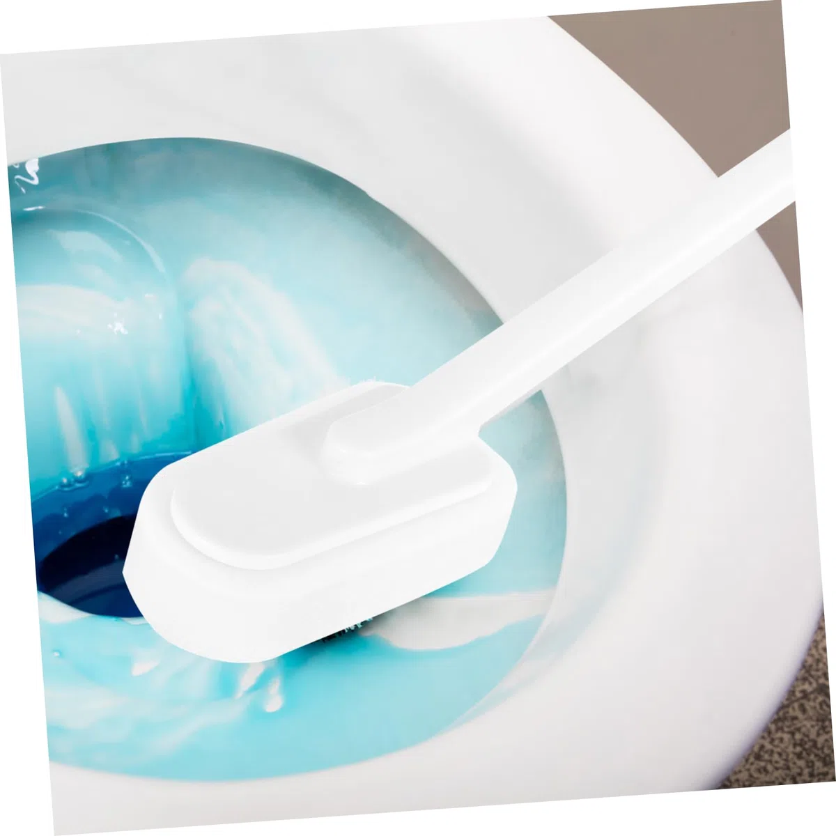 PACKOVE Cepillo De Esponja De Mango Largo 5 Unidades Limpiador De Baño Fregado Productos Suaves UV para Suelo Inodoro Práctico Cepillo De Baño Cepillo para Grietas Estropajo