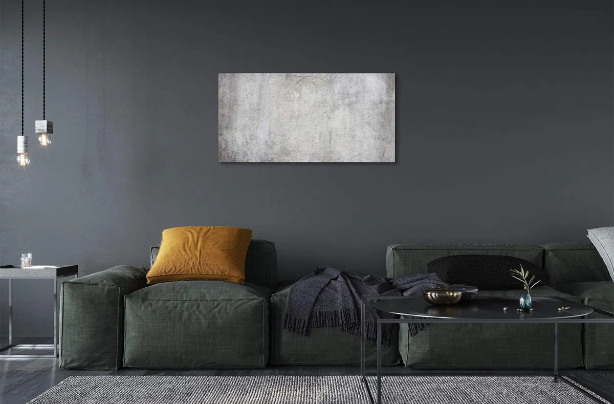 Tulup Impresión acríl Acrílico 100x50cm Impresa Decoración Imagen Cuadro sobre acríl Pinturas – Hormigón De Piedra De Mármol