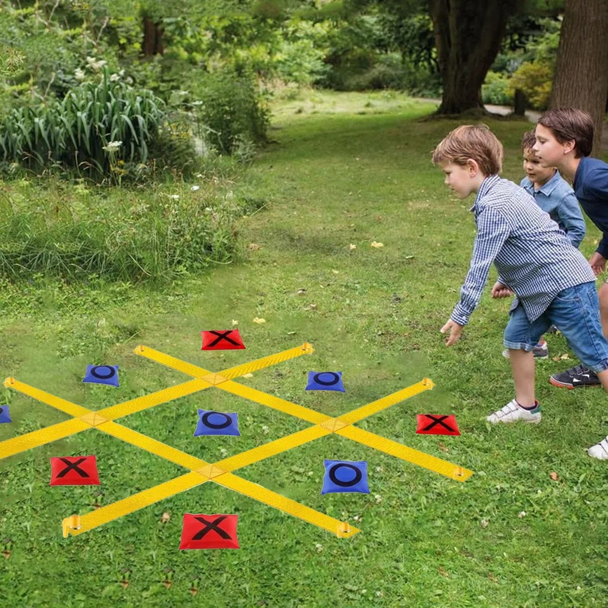 Juego de lanzamiento de jardín, juegos de lanzamiento de jardín grande para el patio trasero, juego de fiesta interactivo para jardín, celebraciones familiares, fin de semana, escuela, patio, exterior