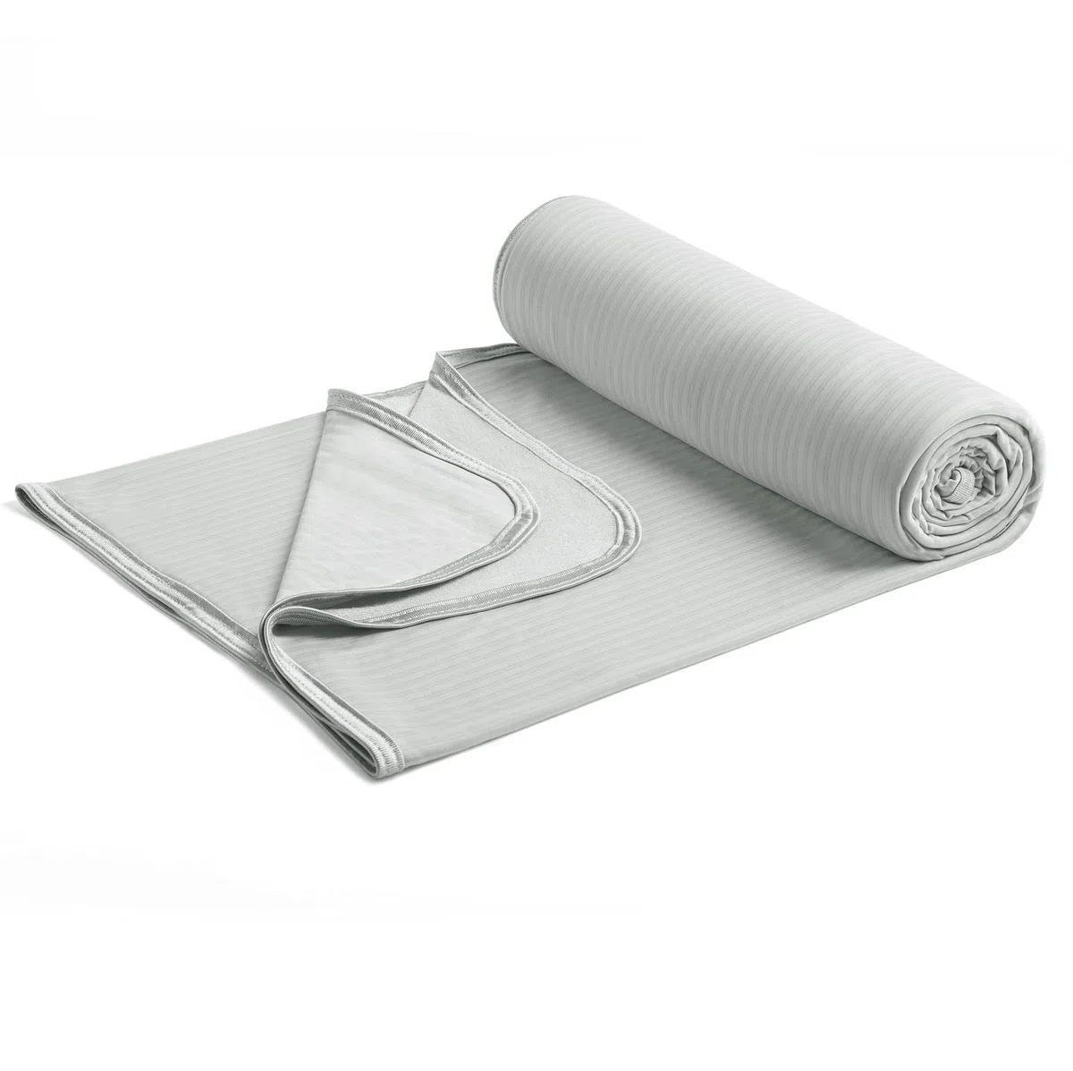 Marchpower Manta Verano Fresco-Gris, 200×220cm | ARC-Chill 3.0, con Fibra de Enfriamiento Japonesa Q-MAX>0.5,Transpirable Suave,Anti Estático,9 Caras,Alivia Sudor