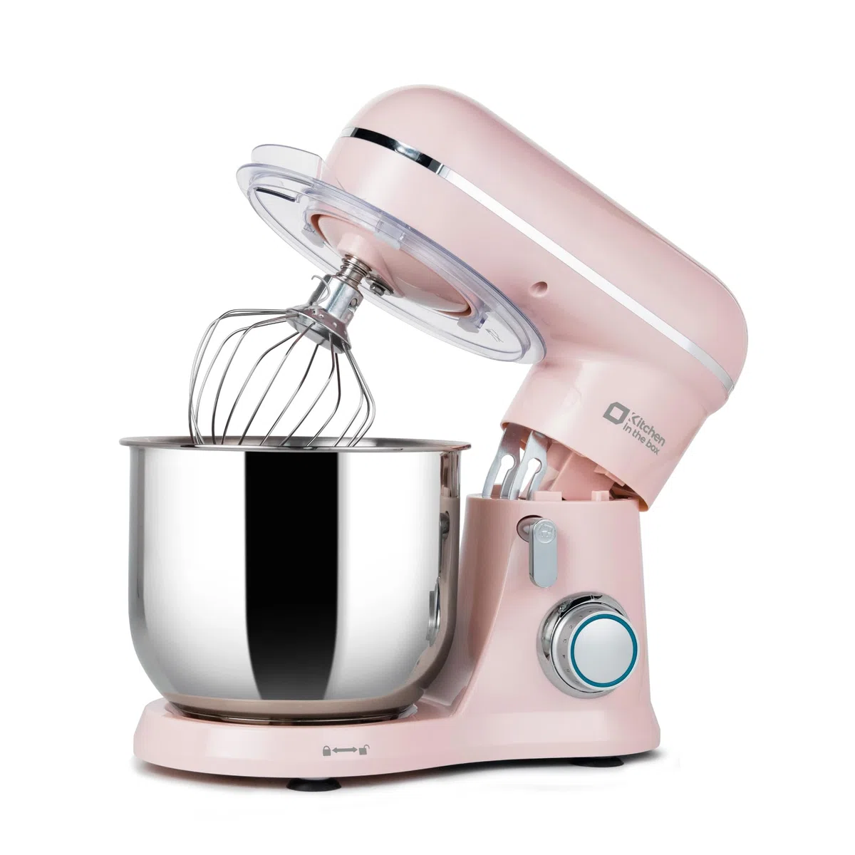 Kitchen in the box Batidora Amasadora Mini 3.5L, Amasadora Pan y Repostería 800W, 10+ Velocidades con Pulso, Robot de Cocina Multifunción con Accesorios, para Principiantes y Cocinas Pequeñas