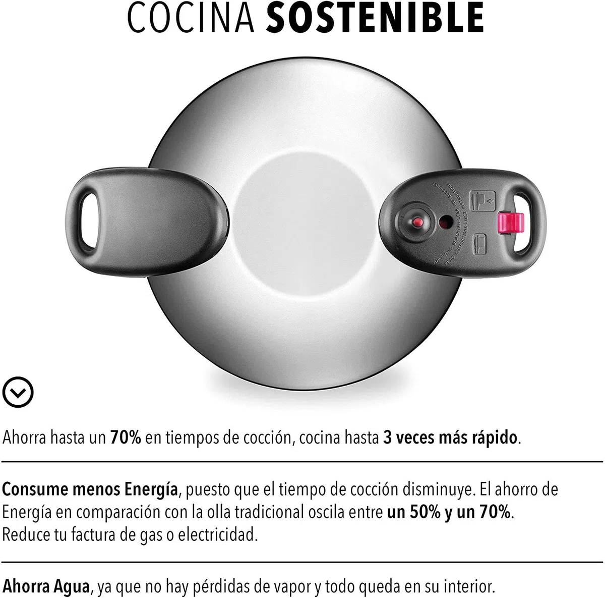 ALZA Space - Olla a presión super-rápida (6 litros)
