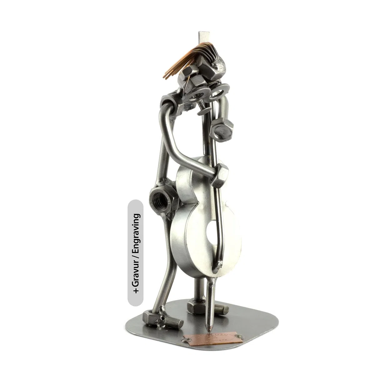 Steelman24 I Contrabajo con Grabado Personal I Made in Germany I Idea para Regalo