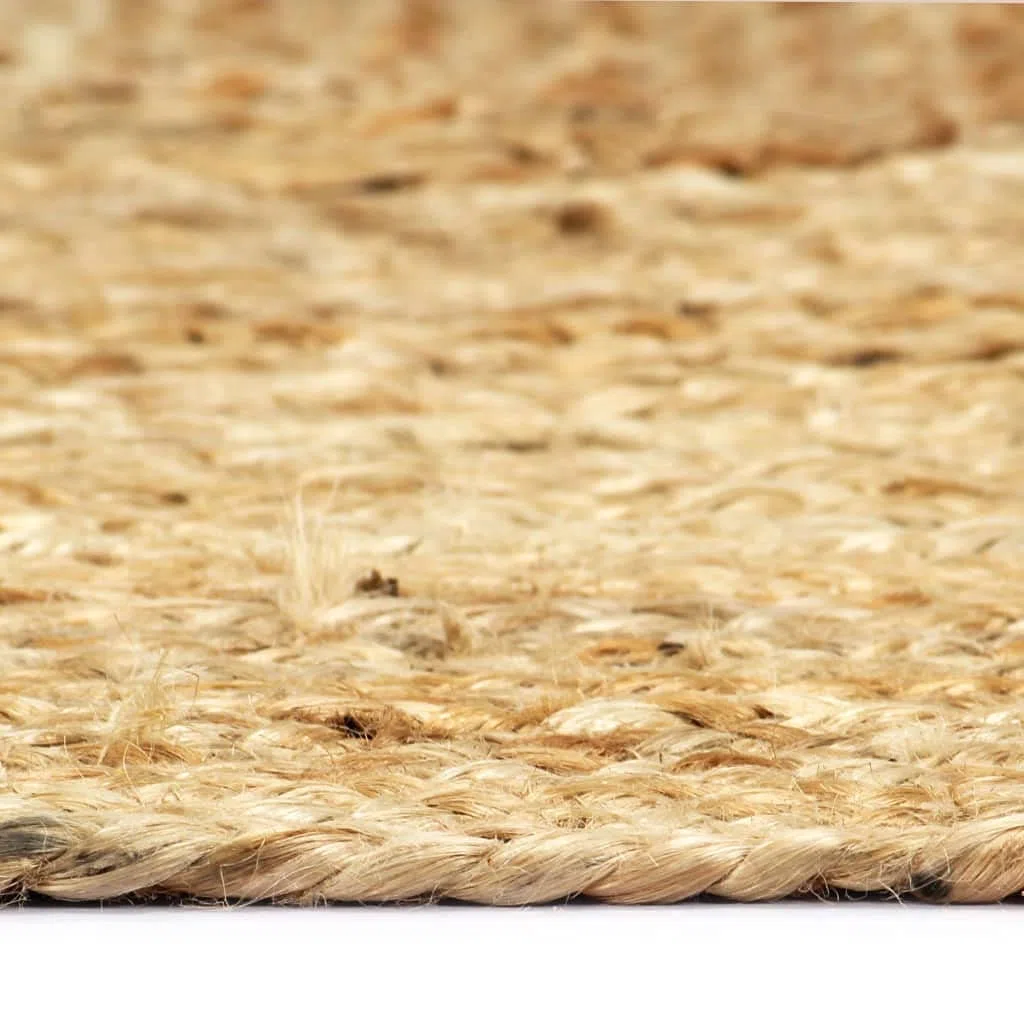 vidaXL Alfombra Hecha a Mano de Yute Natural Decoración Casa Hogar Salón Comedor Moquetas Tapiz Felpudo Estera Habitaciones Cubresuelo 80x160 cm