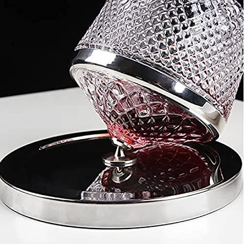 Decanters to Wine, decantador de vino giratorio/remolino, jarra de vino tinto aireador y respirador, recipiente de vidrio transparente sin plomo, decantadores y jarras de vino para los amantes del