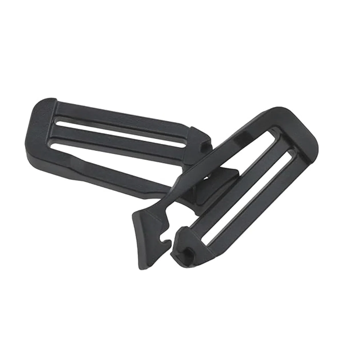 10 hebillas de clip de cincha de 1 pulgada Molle clips de conexión de correa hebilla de gatillo deslizante clip de mochila, 38 mm unilateral, 38mm Unilateral