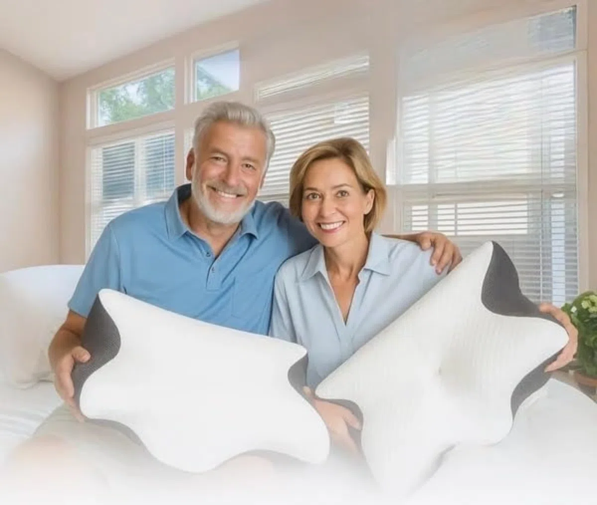 Almohada ortopédica antironquidos para la apnea del sueño, soporte para el cuello, espuma viscoelástica transpirable para todas las posiciones de sueño, adultos