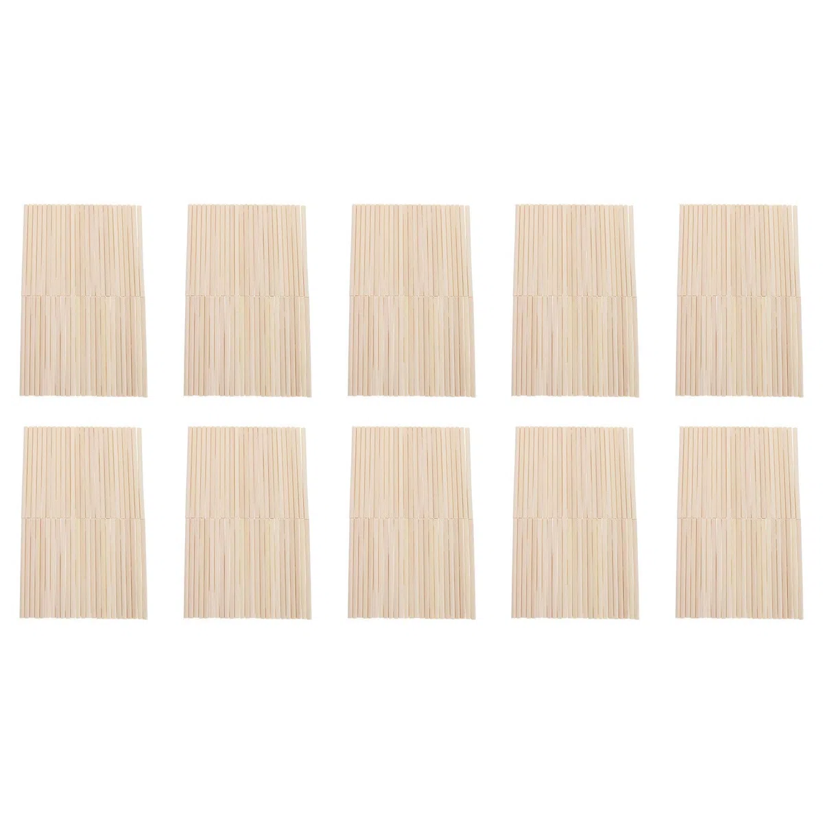 Palitos de Madera para Helados 500 Piezas Beige para Bricolaje | Acabado Liso, Agarre Cómodo y Uso Seguro, Aptos para Manualidades y Trabajos de Carpintería