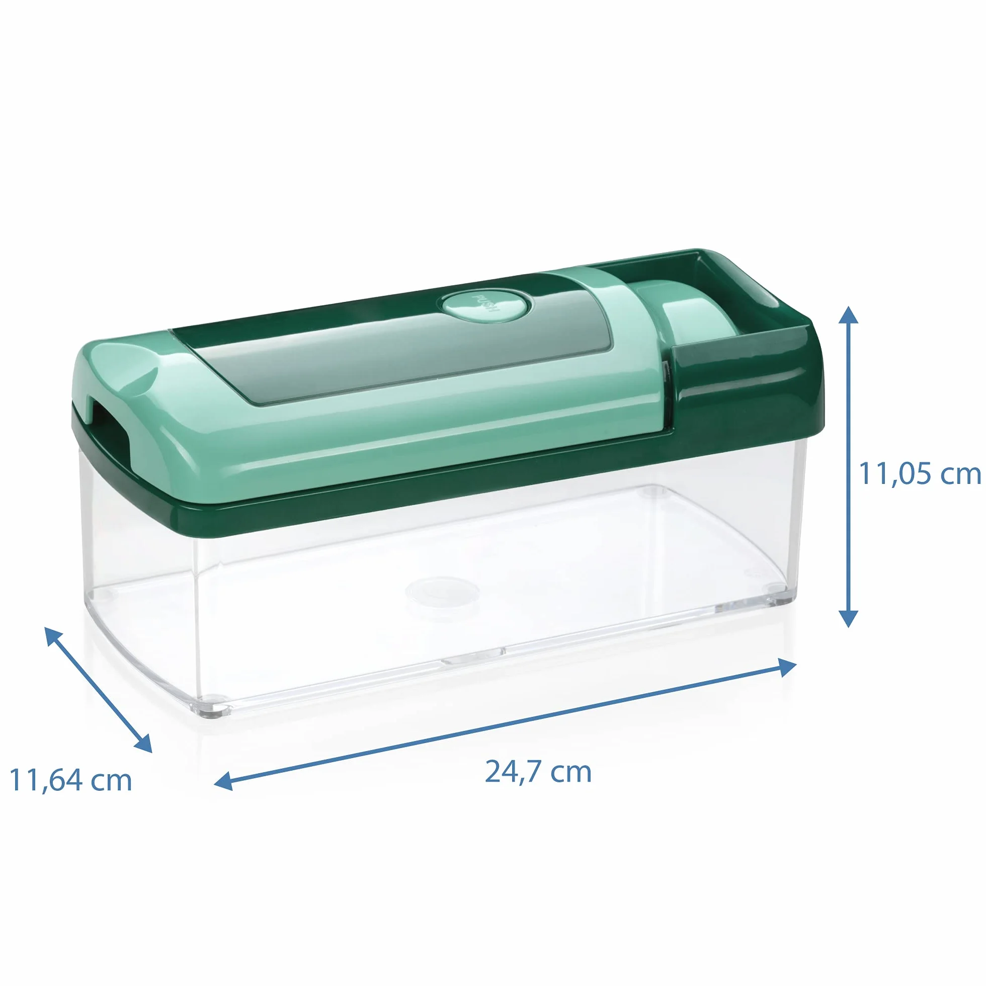 Genius Nicer Dicer Fusion Smart Set 28 piezas + Twist – Cortador de frutas y verduras, cortador de cebolla, cortador de tomates manual