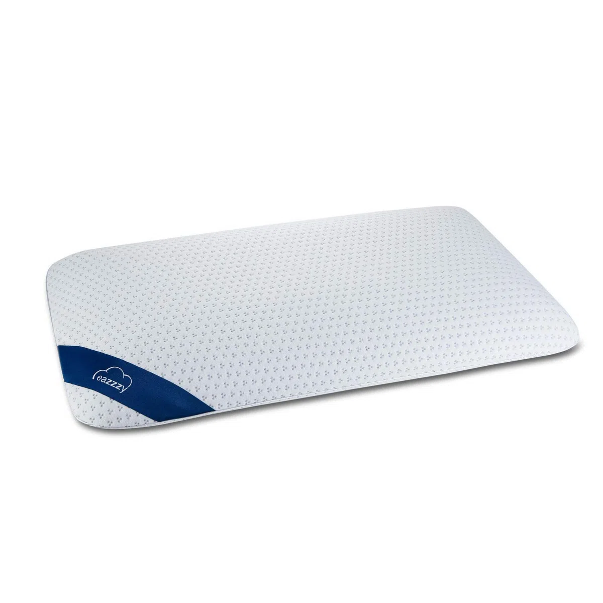 Almohada de espuma Genius eazzzy 40x80cm altura,10cm-apoyo para el cuello con 2 niveles de dureza+espuma de gel refrescante-para dormir de lado, boca arriba y abajo contra el dolor de cuello,poliéster