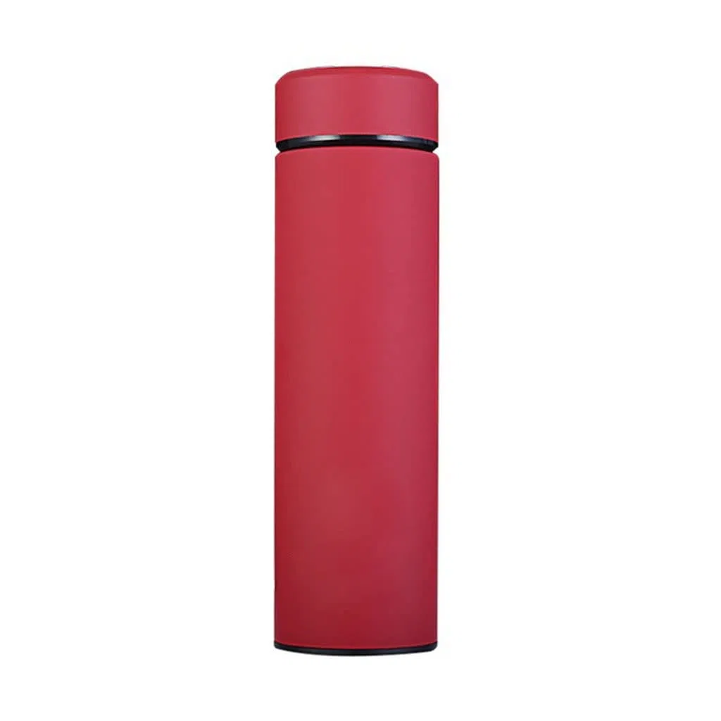 Frasco de viaje con aislamiento al vacío Taza de aislamiento de agua caliente Botella de vacío de té con filtro Taza de aislamiento deportivo de acero inoxidable (Color : Blue, Size : One size) ( Colo