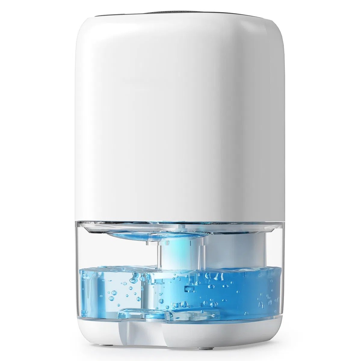 Deshumidificador 1000ML, Deshumificadores de Humedad con LED de 7 Colores, Compacto, Silencioso y Eficiente para Espacios Pequeños, Ideal para Baño, Armario