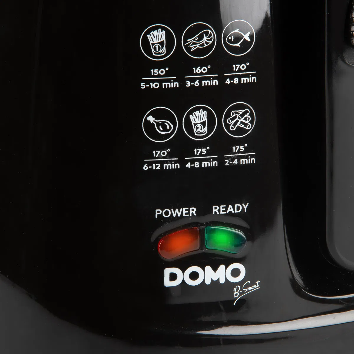 Domo DO-461FR - Freidora, 1800 W, 2,5 l, color negro