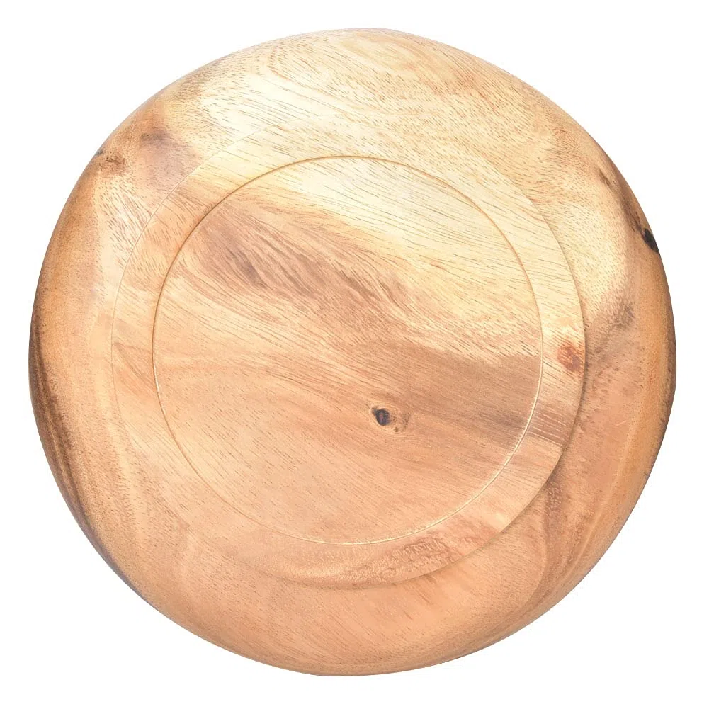 Ensaladera de Madera, Utensilios de Cocina Ecológicos, Recipiente de Comida Multifuncional para el Hogar y la Cafetería, Madera Natural 39x11,5 Cm (30 * 9cm)