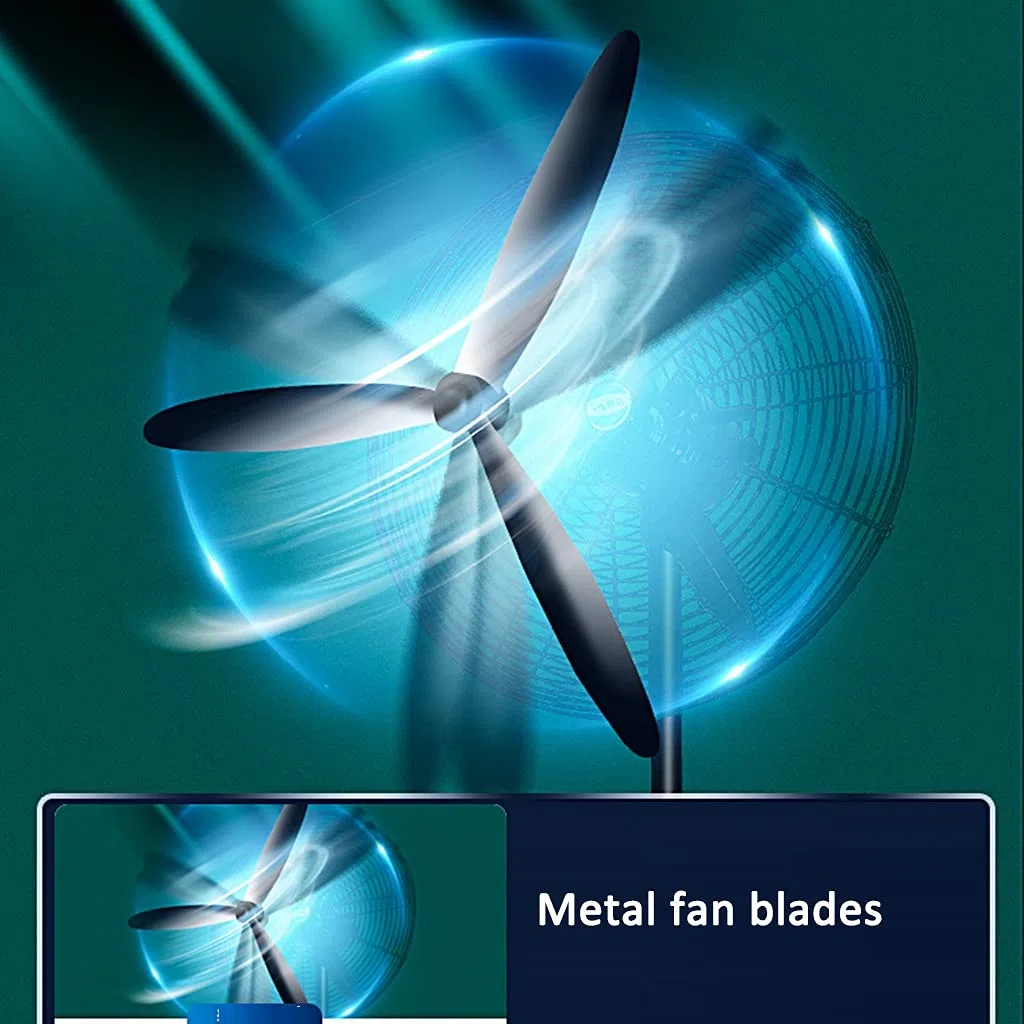 Ventilador Oscilante Industrial De Alta Velocidad, Ventilador De Refrigeración Comercial De 3 Velocidades para Uso En Exteriores En Talleres Y Fábricas.