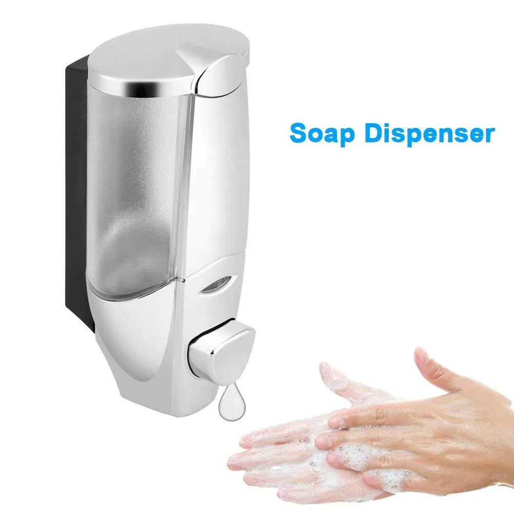 Dispensador de Jabón Manual Montado en Pared Ducha de Baño Ducha de Champú Dispensador de Loción Líquido de Limpieza 300Ml Socialme-EU