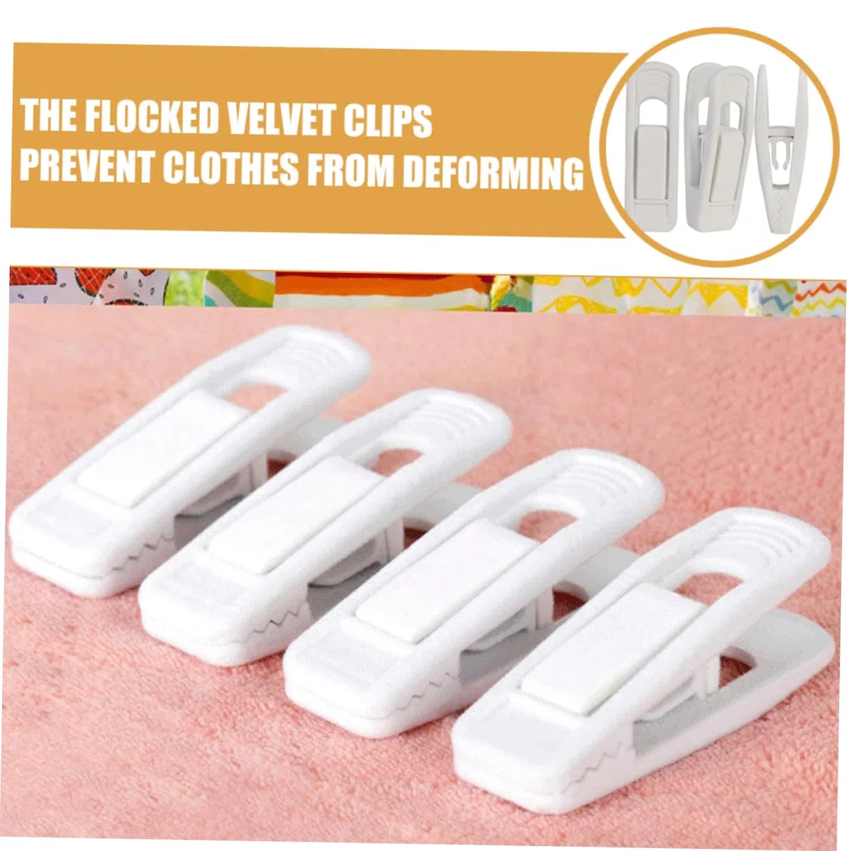 10 clips antideslizantes de terciopelo para colgar pantalones, color negro, agarre fuerte para faldas y pantalones, ideal para almacenamiento en el armario del hogar y soluciones de ahorro de espacio