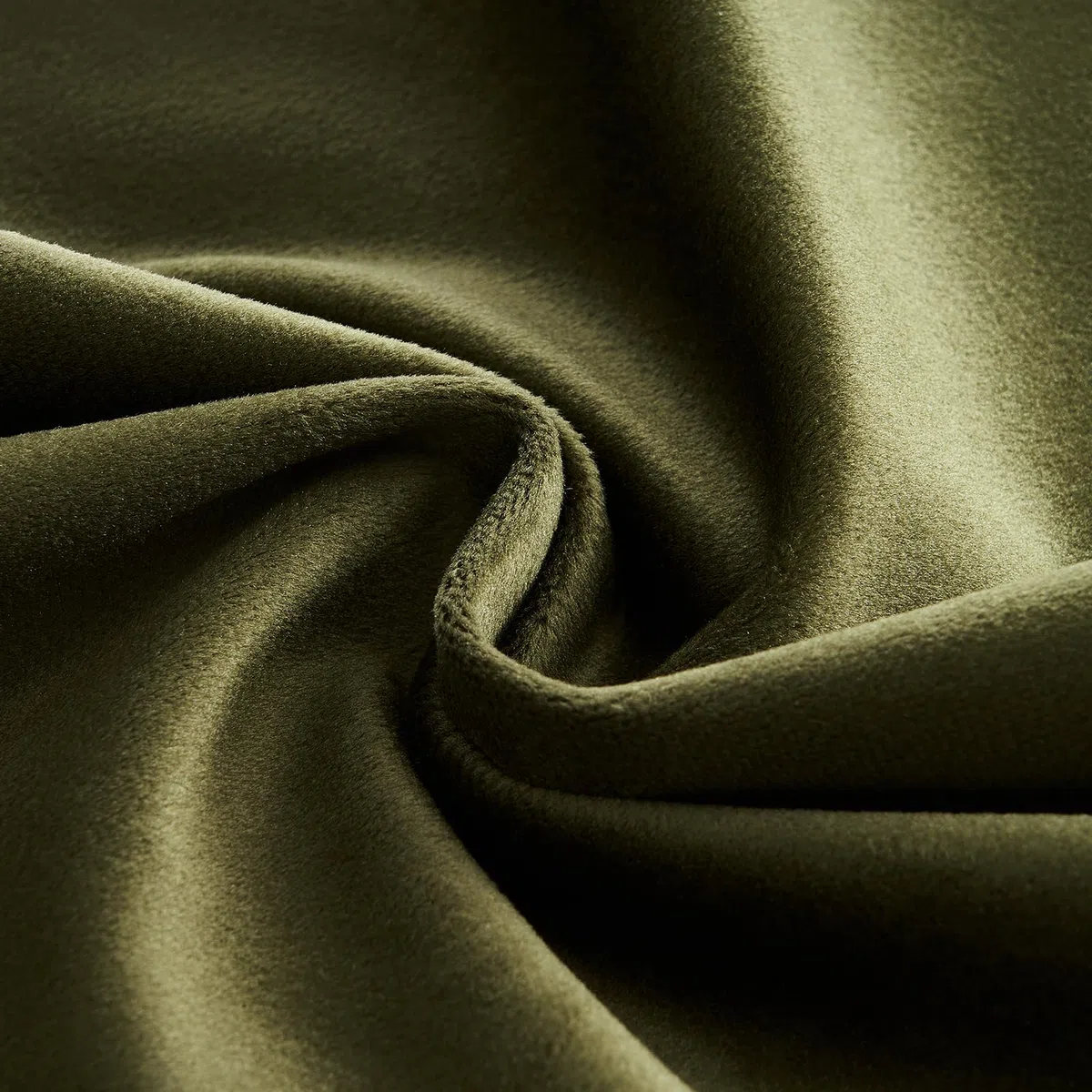 Topfinel Cortinas Salon Opacas 140x240 CM, Verde Oliva Cortina de Terciopelo Dormitorio Sala con Ojales, Habitacion Cortina Opaca Termica, Ventana Aislante Blackout