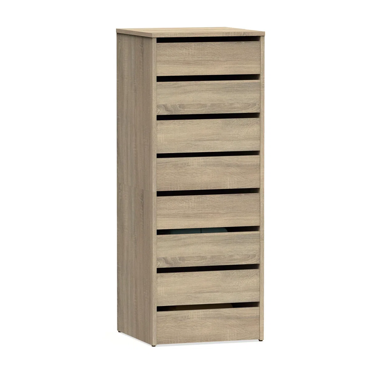MUEBLES PITARCH | Cajonera 4 Cajones, Cómoda Dormitorios, Despachos, Interior Armario, Roble Cambrian, 63,5x46x45cm (Alto x Ancho x Fondo) Colección Tibet