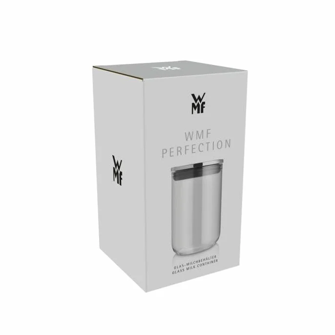 WMF Perfection - Recipiente para leche (0,6 L, accesorios Perfection serie 600, fácil preparación de leche, manipulación, almacenamiento de leche, fácil limpieza)