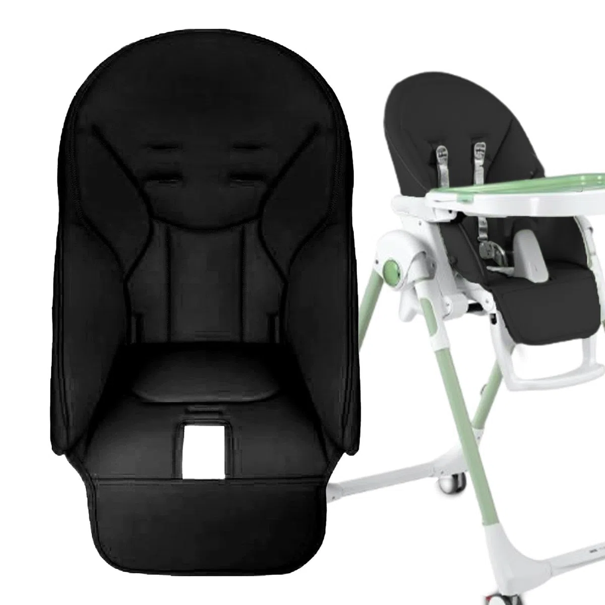 Para Silla De Comedor Infantil Asiento Comedor Infantil | Cuero PU Bebé recién nacido niño niña alimentación comidas restaurante hijo hija nieto comedor lactante pequeño infante