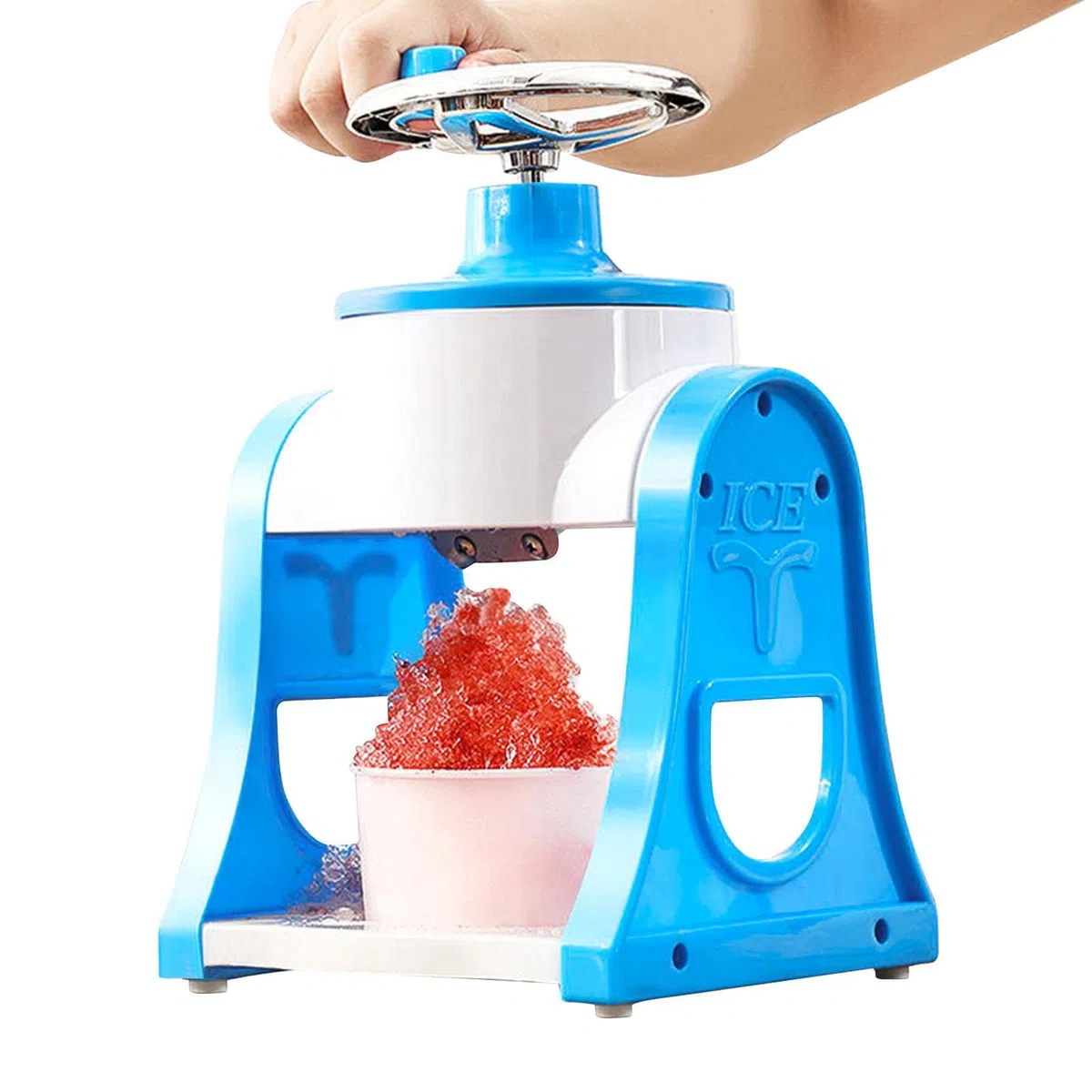 trituradora Hielo | Máquina Afeitar trituradora Hielo con manivela para Hacer Bebidas,Helado, Snowcone, Kakigori, Bingsu, Coctelería, Slushie Maker para el hogar para niños