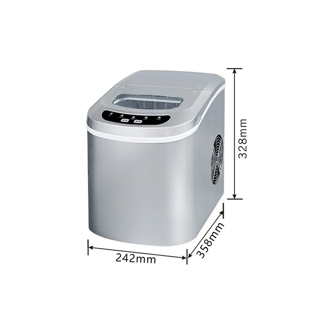 Fabricante de Hielo pequeño Mini Mini Mini Mini Retro Redondo de Hielo Fabricante de Cubos de Hielo