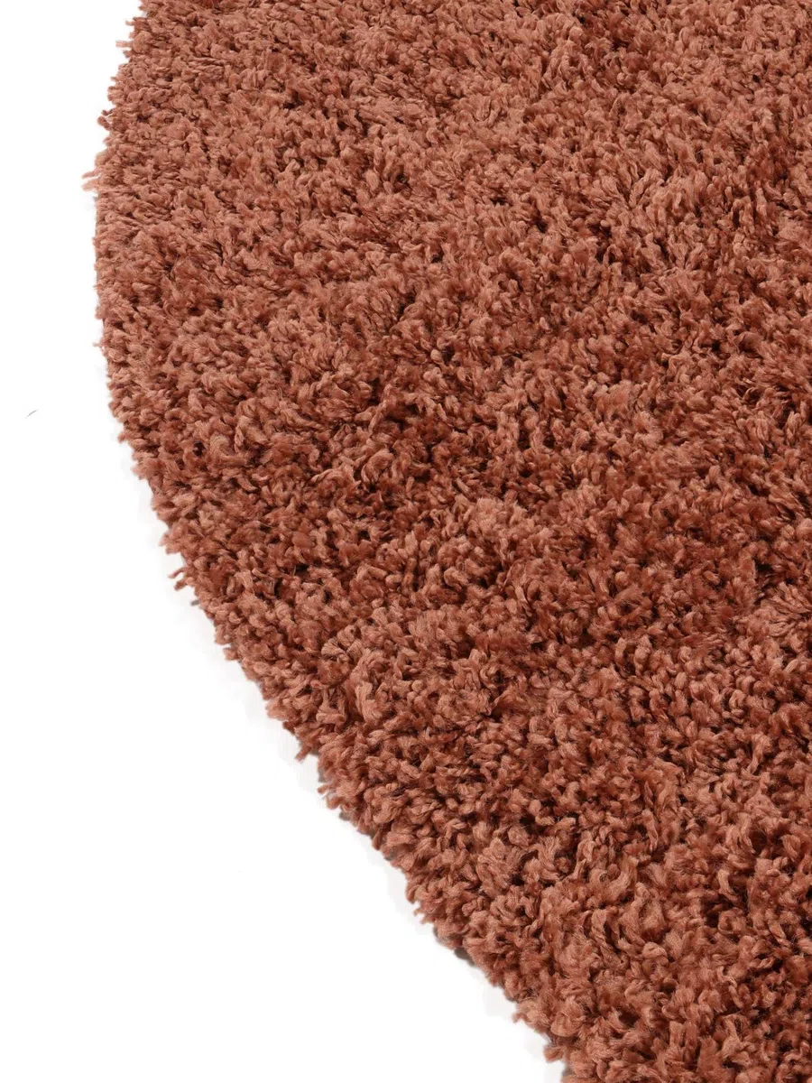 RugVista Aris, Alfombra, Modernas, Ø 150 cm, Redondo, Pelo Lungo, Sala de Estar, Dormitorio, Pasillo, Limpieza en seco, Óxido