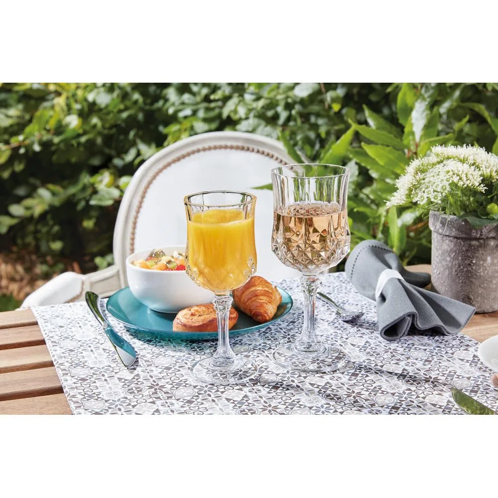 Cristal D'Arques CreaTable, 14440, Longchamp ECLAT, Copa de Vino Tinto 25 cl, 6 Piezas, 6 Unidad (Paquete de 1), 6