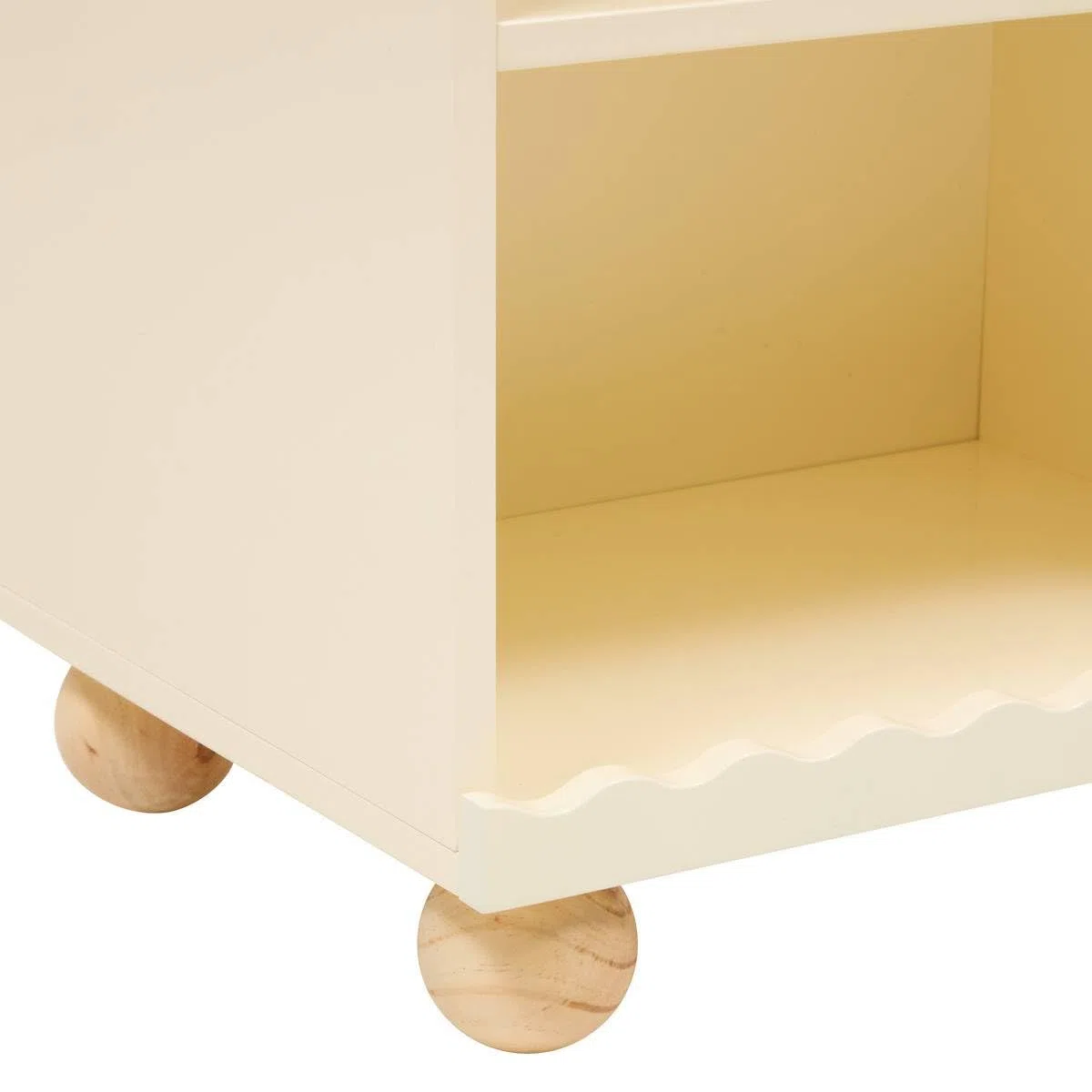 Atmosphera - Mesilla de Noche Infantil bouli 2 Niveles Beige 40x30x50,5 cm