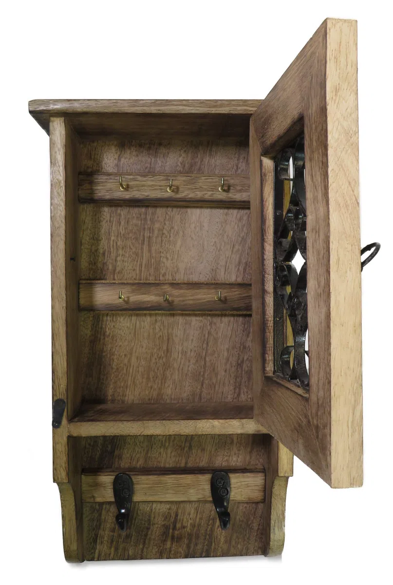 Purity - Caja de Llaves de Madera para Pared - No vuelvas a Perder Tus Llaves