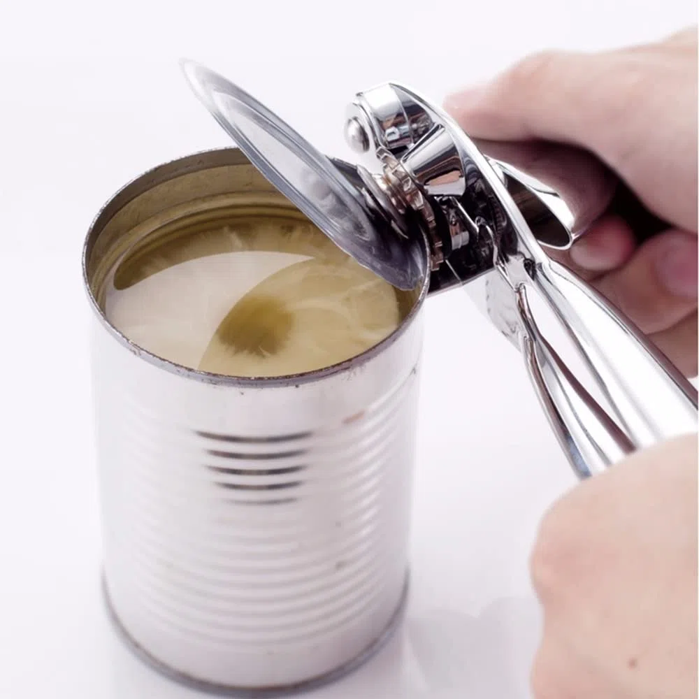 Abridor De Tarros Se puede abrir el abrelatas para alimentos enlatados, tornillo de pulgar. Accesorios para la cocina del abridor de botellas de servicio pesado 2pcs Abre Botes