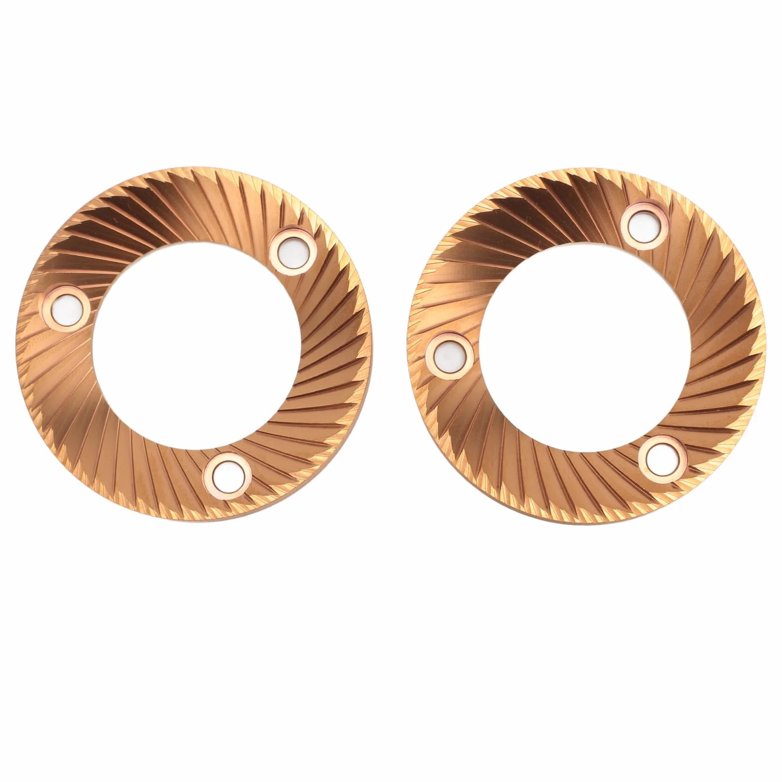 Muela Plana de 64mm con Recubrimiento de Titanio, Muela Plana Multiusos para DF64 DF64P DF64E DF64V, Ideal para el Accesorio de Molino Ceado E5P E6P E37J