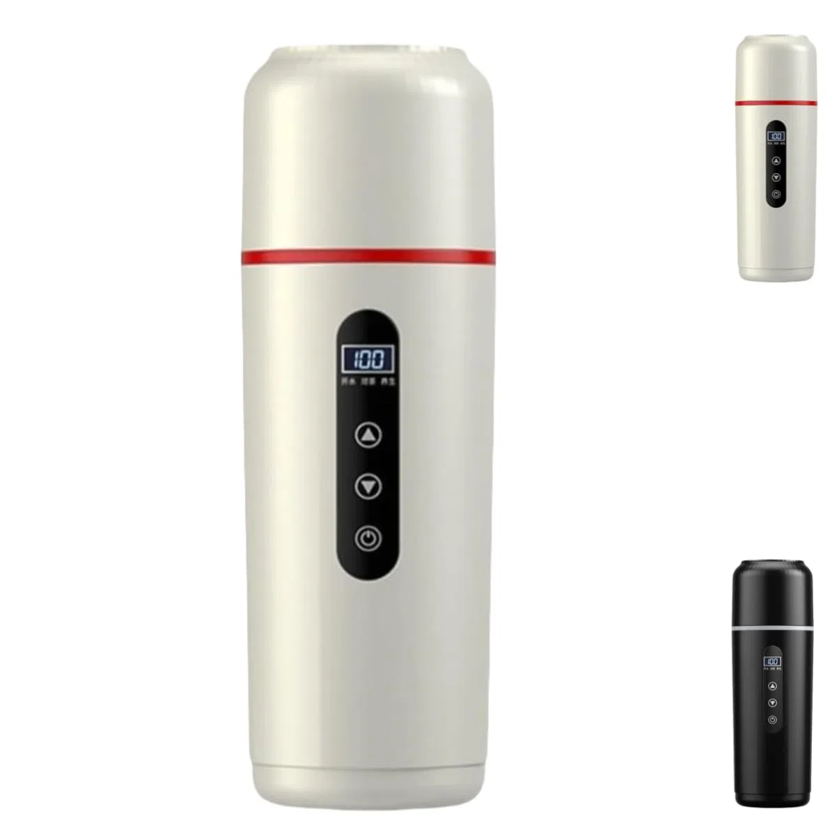 Hervidor eléctrico para coche de 12 V/24 V, portátil, de viaje, de acero inoxidable apto para uso alimentario, fácil de transportar, ideal para viajes, camping y coche.