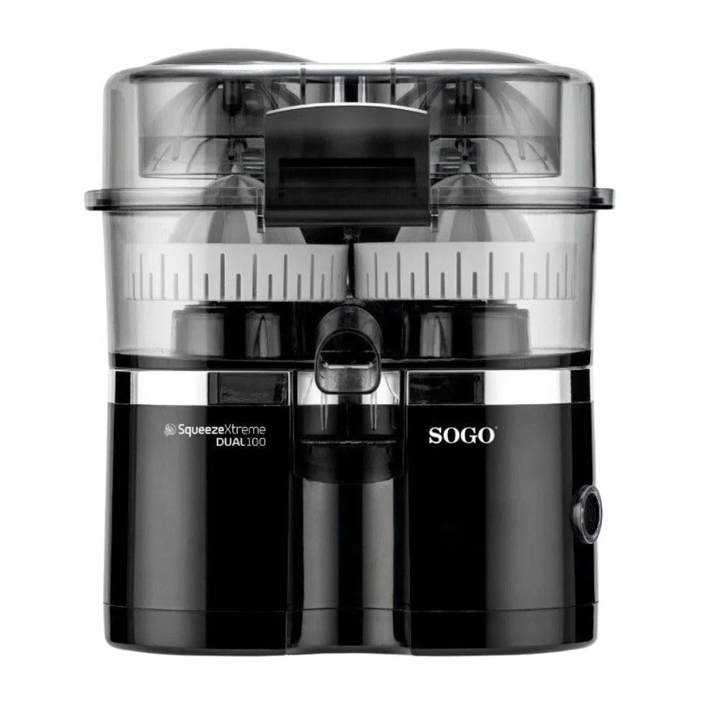 SOGO Exprimidor De Naranjas Eléctrico XL Con Elevación Automática - Exprimidor Eléctrico 100W Para Zumo Natural Sin Esfuerzo - Exprimidor Naranjas Automático Sin BPA - Juicer Con Tapón Antigoteo