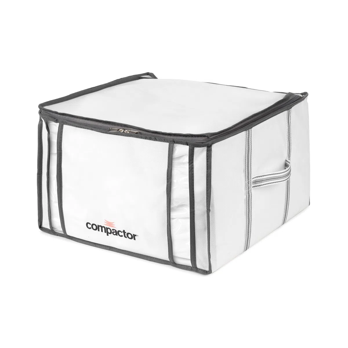 Compactor - Cajas almacenaje al vacío ropa, edredones, nórdicos, almohadas. Pack 3 Talla M. Organizador armario con bolsa al vacío ropa integrada, compresión con aspiradora. Ahorra espacio