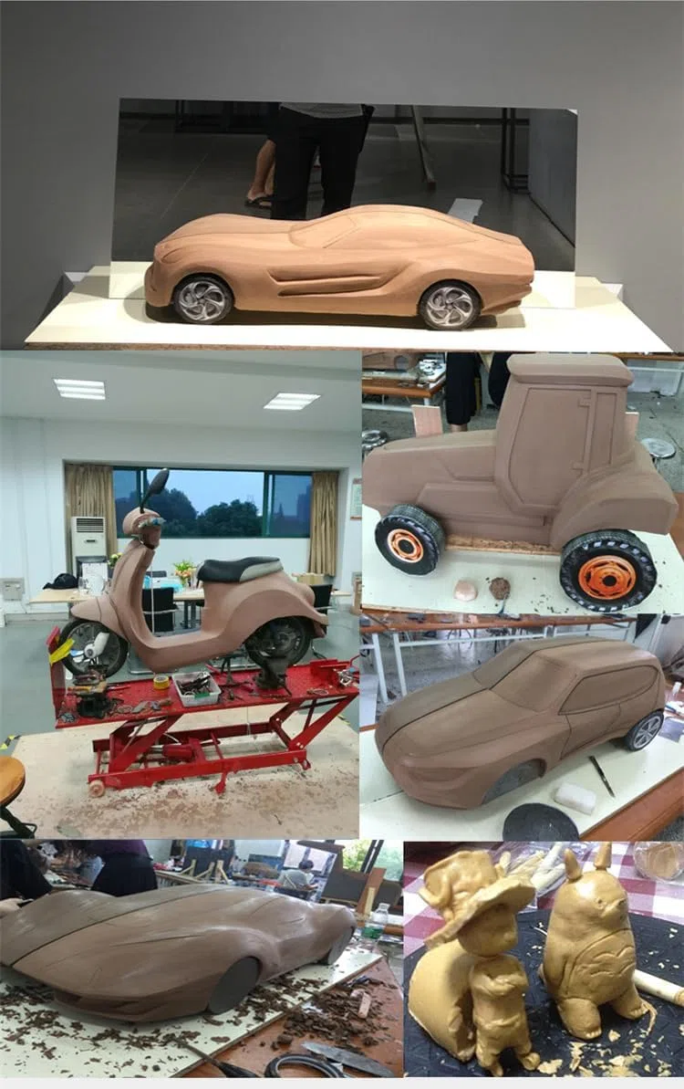 Arcilla de modelado profesional que no se seca, arcilla de escultura a base de aceite de grado industrial para diseño automotriz, prototipos y moldes de fibra de carbono, reutilizable, resistente al