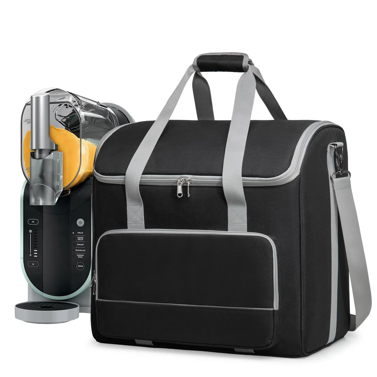 Yarwo Bolsa Transporte para Ninja Granizados con Divisores | Impermeable con Divisores Ajustables y Base Reforzada, Acolchado para FS301, FS300 y FS299, Transporte para Electrodomesticos