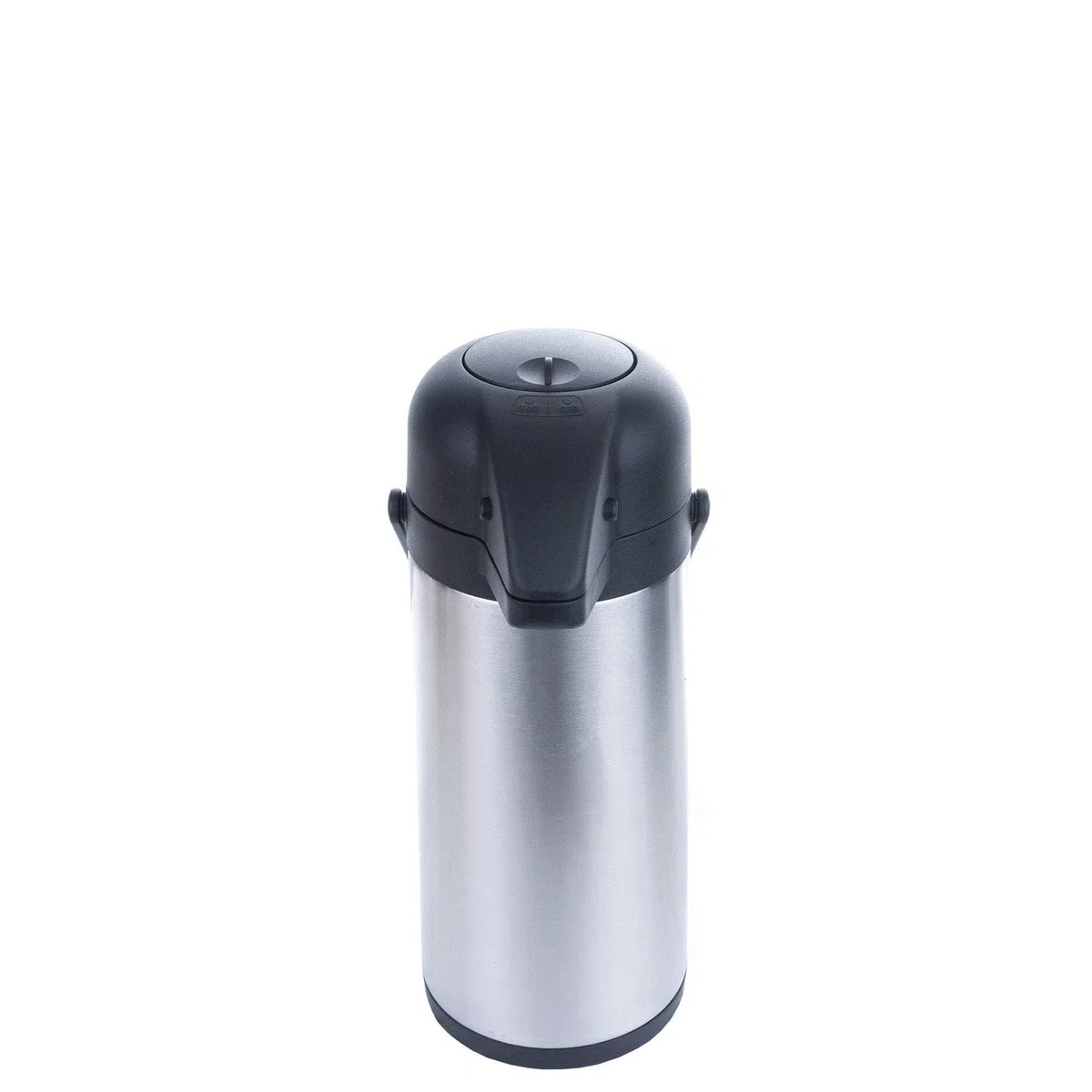 1a-Handelsagentur Termos de acero inoxidable con doble pared con bomba de 3 litros