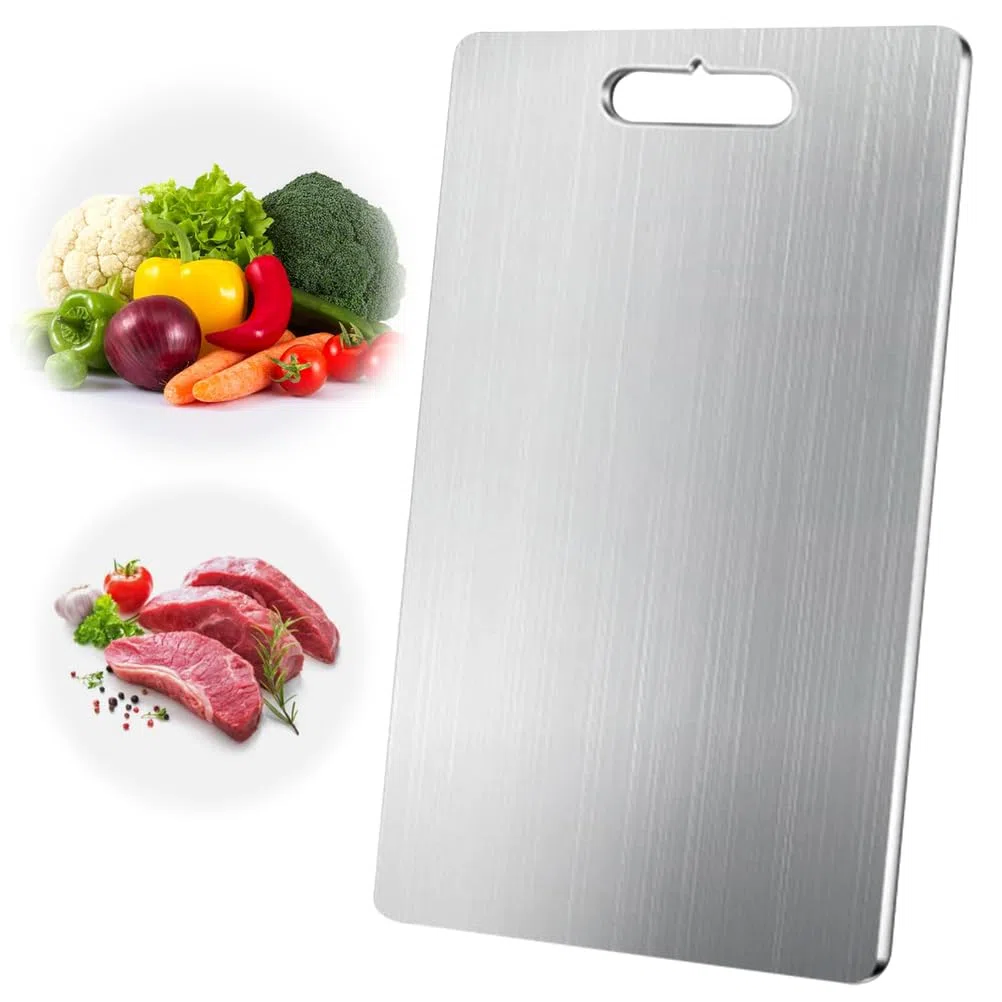 Tabla de cortar extragrande de 25 x 15 cm, para carne, frutas y verduras, segura, antideslizante, fácil de limpiar, ideal para cocineros caseros